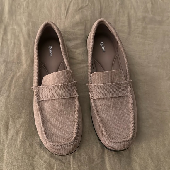 Quince Shoes - Quince Washable Knit Driver Loafer in Toffee